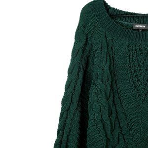 EXPRESS Cozy Oversized Balloon Sleeve Knit Sweater